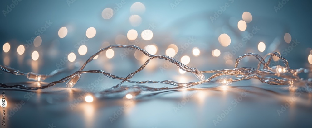 Poster the sparkling string lights