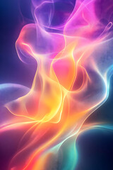 abstract background with glowing lines