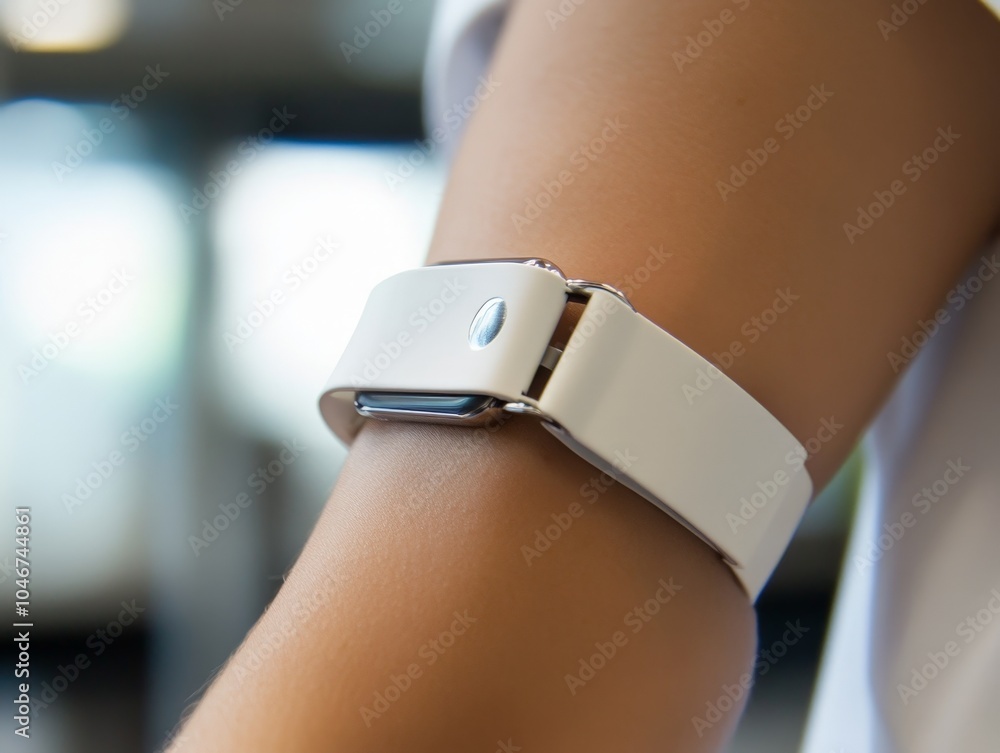 Poster A digital health startup creating wearable biosensors to track vitals and alert users to health risks in real-time.