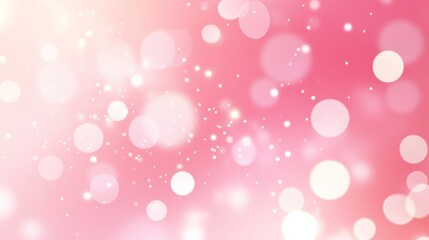 Photo of, Pink background with subtle bokeh effect for design, banner template