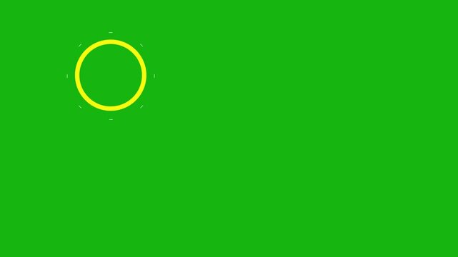 Set Animation Shape Elements for User Interface  Bursts, Sparks and Circles (Alpha Apple Prores), Circle and polka dot transition animation with color line and circle blast.