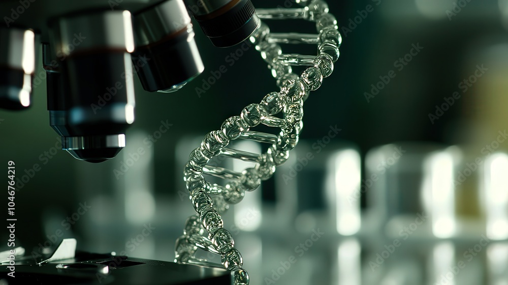 Aufkleber exploring the intricacies of dna through advanced microscopy techniques in modern science