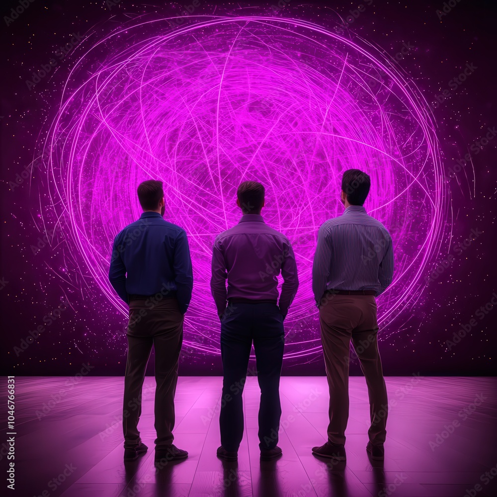 Poster exploring the intersection of technology and humanity through interactive digital art experiences