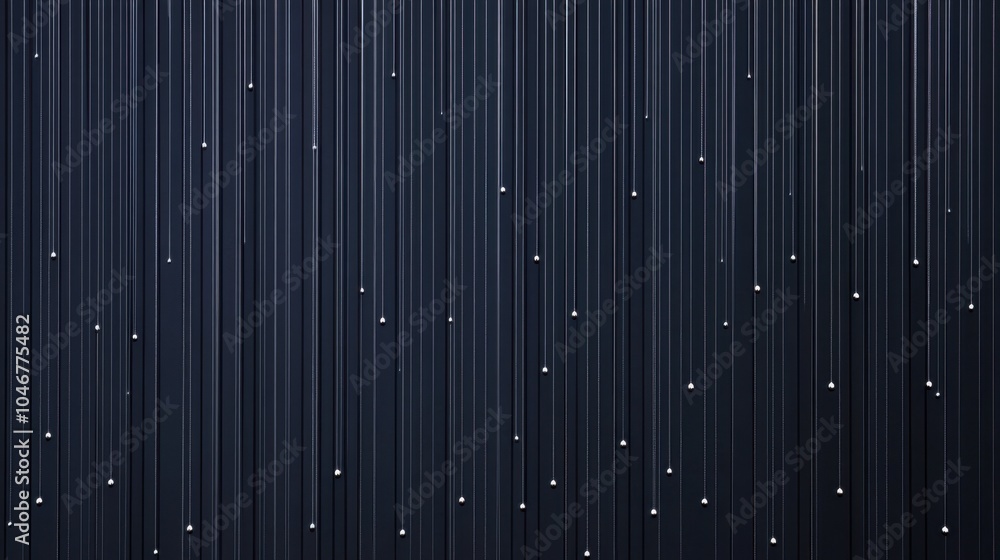 Poster elegant vertical lines with subtle dots on dark background
