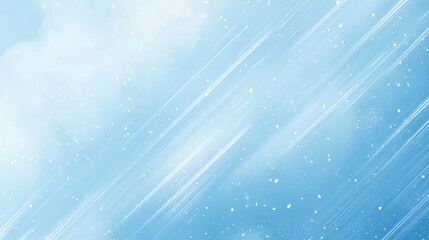 Soft Blue Background with Floating Particles