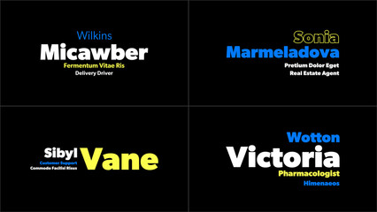 Vibrant Corporate Lower Thirds