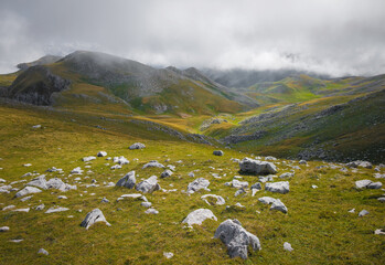 Monti della Meta (Italy) - In the Mainarde mountain range, here the hightest peak in Parco Nazionale d'Abruzzo lazio e Molise. Here during the autumn with foliage.