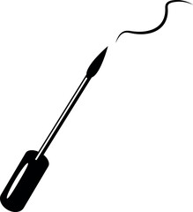 Eye Liner Vector Illustration. Flat Beauty and Make Up Element.