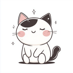 Fototapeta premium Zen Cat in Meditation