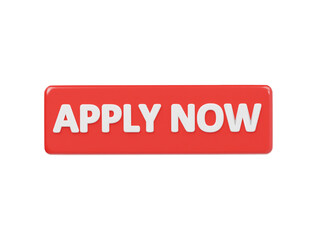 Apply now icon 3d render illustration 