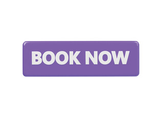 Book now icon 3d render illustration