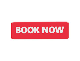 Book now icon 3d render illustration