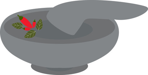 cobek traditional indonesia mortar and pestle