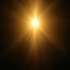 Obraz premium Golden Flare Png Image