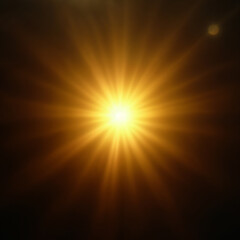 Golden Flare Png Image