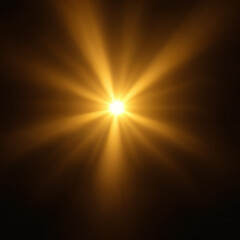 Golden Flare Png Image