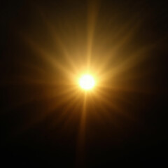 Obraz premium Golden Flare Png Image