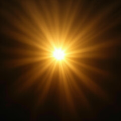 Obraz premium Golden Flare Png Image