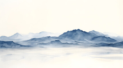 Fototapeta premium Serene mountain landscape