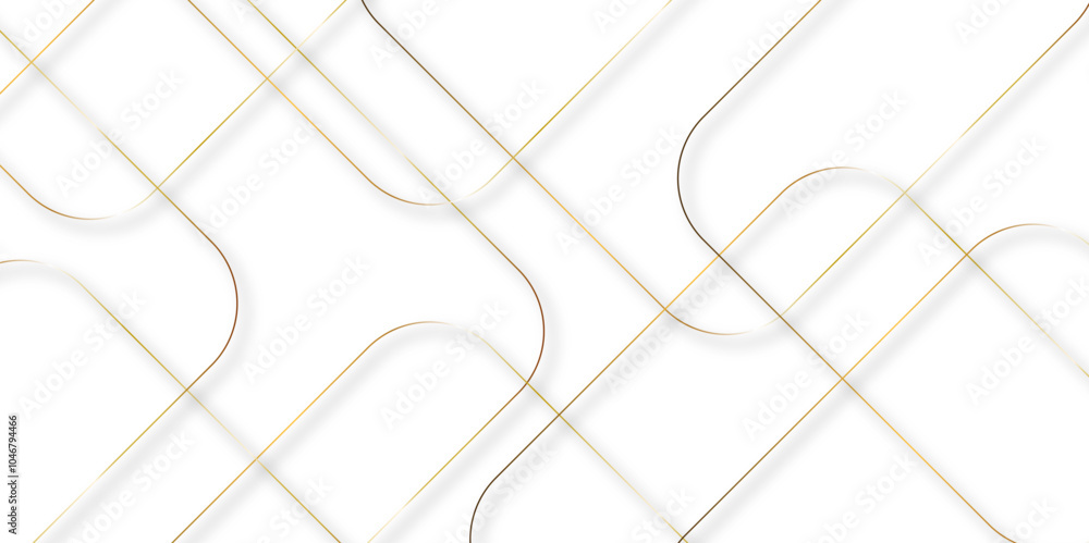 Aufkleber Abstract background golden square stock line background. abstract artistic of geometric background Gold gradient abstract seamless vector pattern. Minimal style website banner, decoration ... 