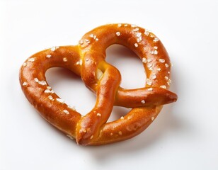 pretzels isolated on white background