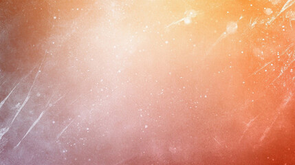Fototapeta premium Orange abstract background with noisy texture and scratches
