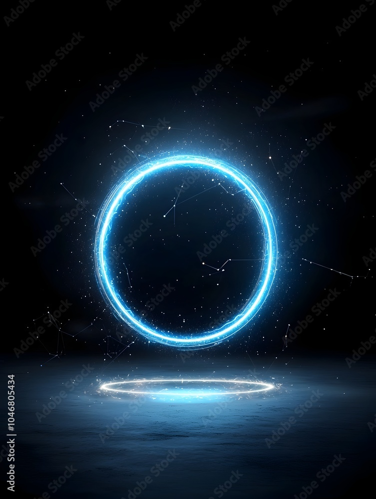 Aufkleber a captivating and view of a cosmic sphere swirling with vibrant energy tendrils that cast a mesmeriz