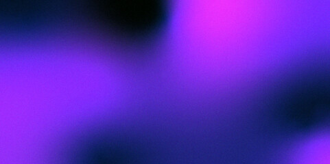 Digital grainy gradient with a colorful soft noise effect. Vintage Grunge Texture Pattern in blue and purple Tones for Artful Wallpaper. Gradient blur, noise, grain, texture abstract background.	
