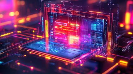 3D Image of a 'Web Application Firewall' 