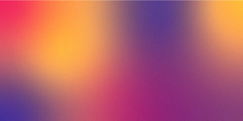 Abstract blurred gradient background in bright colors. flat background gradient orange, pink blue, backdrop or background. abstract glowing grainy gradient noise texture poster header banner design	
