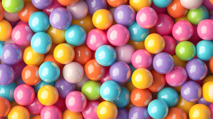 Obraz premium Colorful candy balls