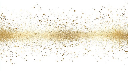 Elegant gold glitter confetti background designed for festive birthday party invitations, 50th wedding anniversaries, lively dance clubs, joyful winter celebrations like Christmas and New Year’s Eve