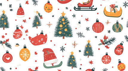 Festive winter patterns