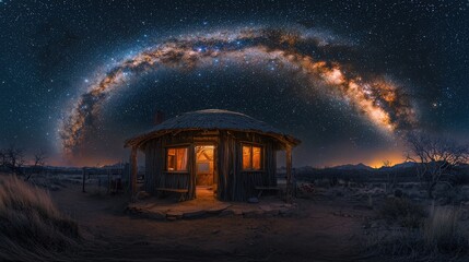 Obraz premium A picturesque night sky filled with small stars that shimmer like diamonds, creating an enchanting backdrop that evokes curiosity and awe.