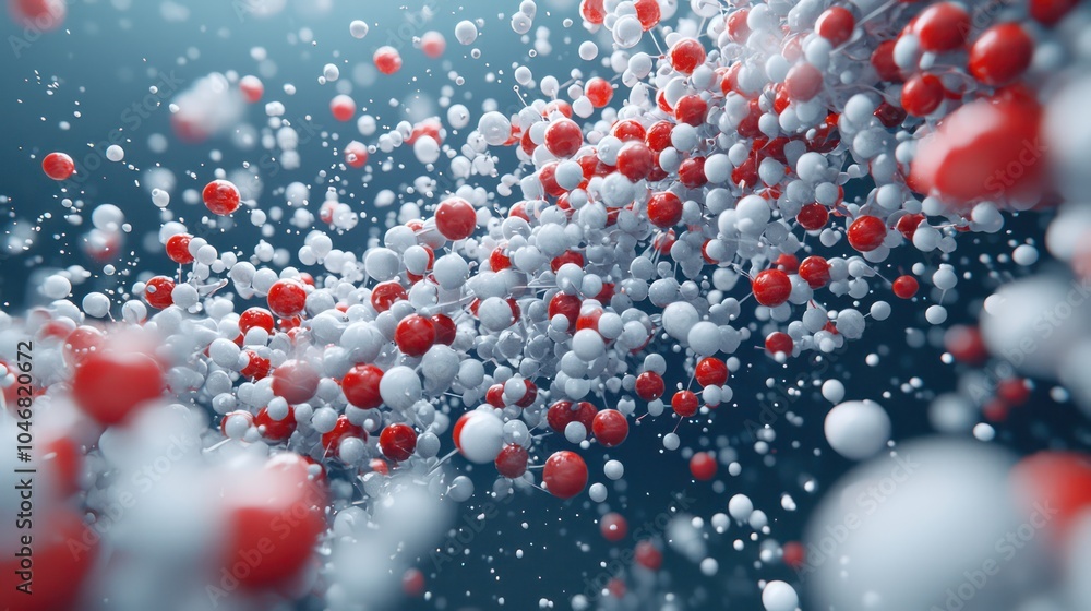 Poster monitoring organic chemical reaction progress with advanced sensors in high-resolution photo realist