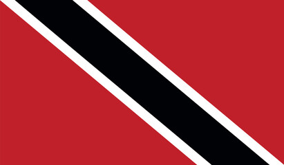 FLAG OF THE REPUBLIC OF TRINIDAD AND TOBAGO