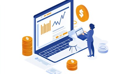 AI-driven credit scoring systems analyzing financial histories for more accurate and fair lending decisions