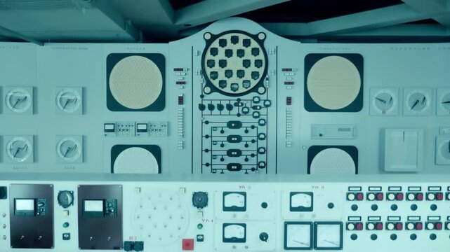 The block control panel is a control center for power units, which houses all the elements of a single centralized control system for the units of power unit of a block thermal or nuclear power plant