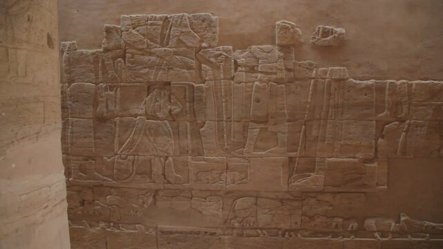 Sudan, Nubia, Naga, interior of the lion temple in musawwarat es-sufra