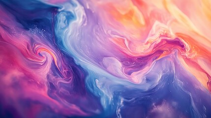 Fototapeta premium A vibrant abstract swirl of colors creating a dynamic background