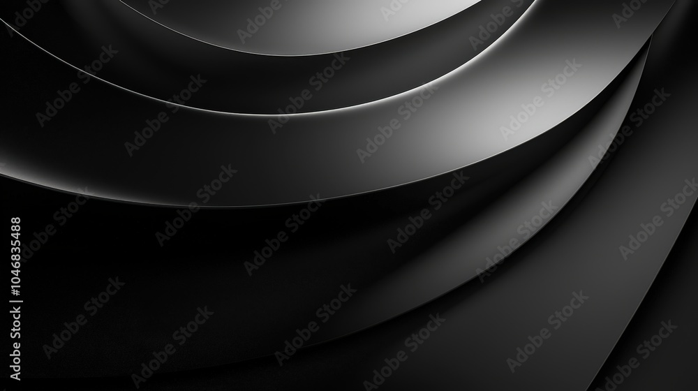 Poster minimalist black gradient backdrop with a smooth fade effect, creating a modern and elegant look for