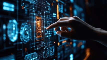 Fototapeta premium Fintech engineers working on cutting-edge technologies to streamline payment systems and transactions