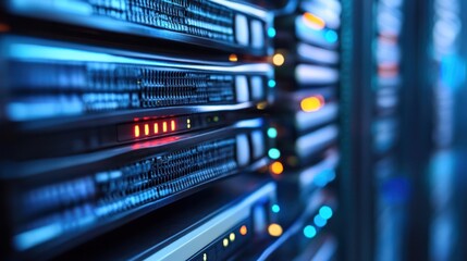 Naklejka premium Vulnerability management team scanning network infrastructures for weaknesses and patching vulnerabilities