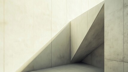 Fototapeta premium A minimalist geometric corner border featuring sharp angles and clean lines