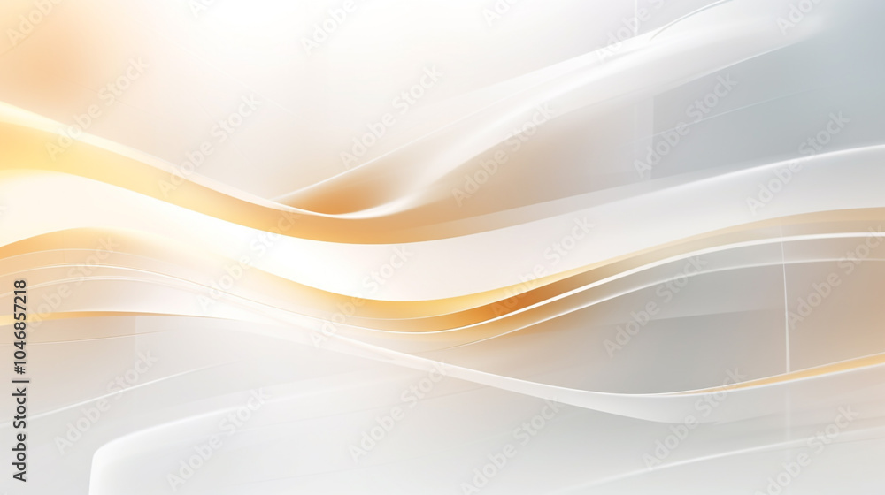 Poster modern gold and light grey square overlapped pattern on background with shadow. , minimal geometric 