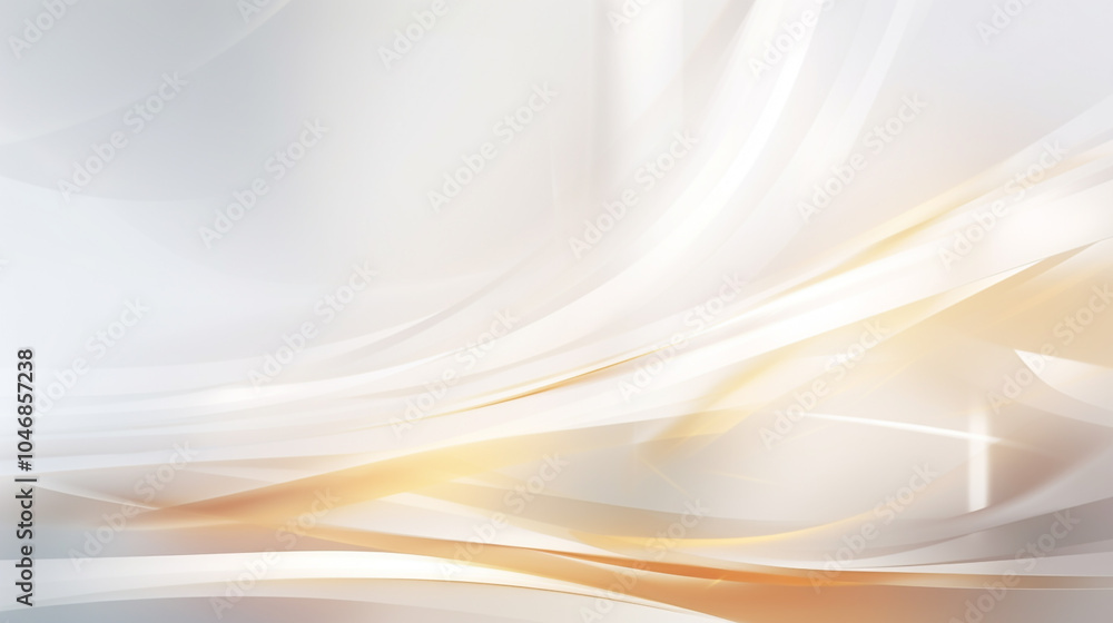 Poster modern gold and light grey square overlapped pattern on background with shadow. , minimal geometric 