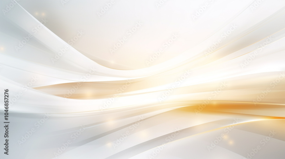 Aufkleber modern gold and light grey square overlapped pattern on background with shadow. , minimal geometric 