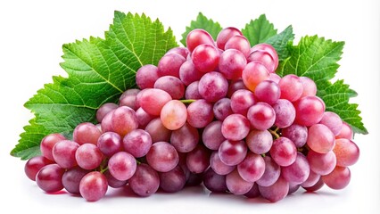 Fototapeta premium Grapes, bunch of grapes on transparent background PNG. Dietary nutrition, vegetarianism