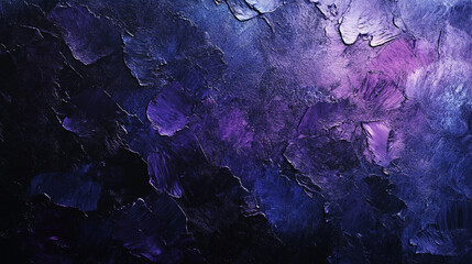 Naklejka premium Dark blue purple glowing grainy gradient Background., Black dark deep purple violet blue pink magenta fuchsia sky Storm rain cloud Fog smoke mist steam.