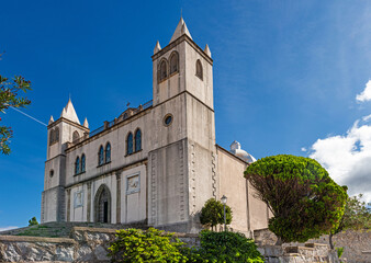 Sardinia, Italy. Basilica Santa Maria della Neve in the village of Cuglieri.